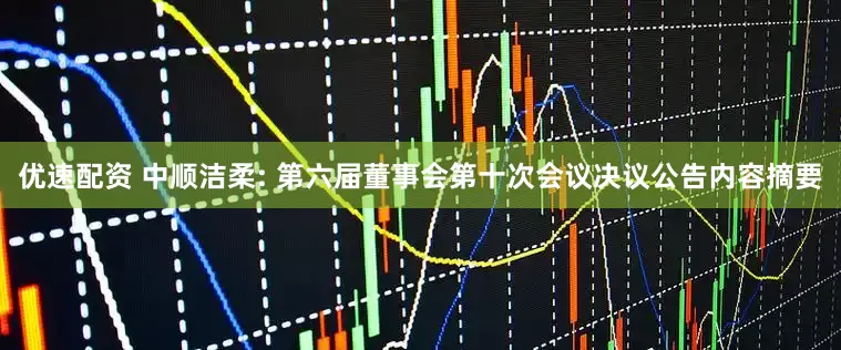优速配资 中顺洁柔: 第六届董事会第十次会议决议公告内容摘要